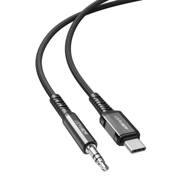 ACEfast USB-C To 3.5mm Aluminum Audio Cable 1.2m Black
