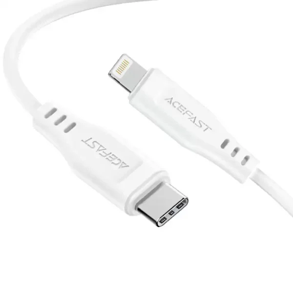 ACEfast USB-C To Lightning TPE Charging Cable White