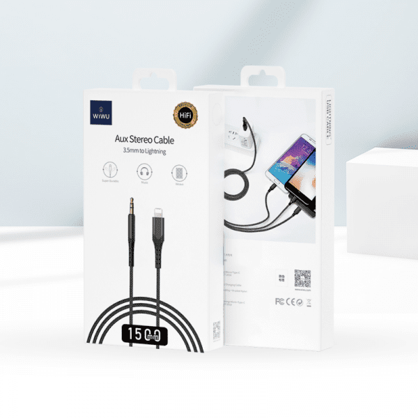 Wiwu Aux To USB-C Stereo Cable