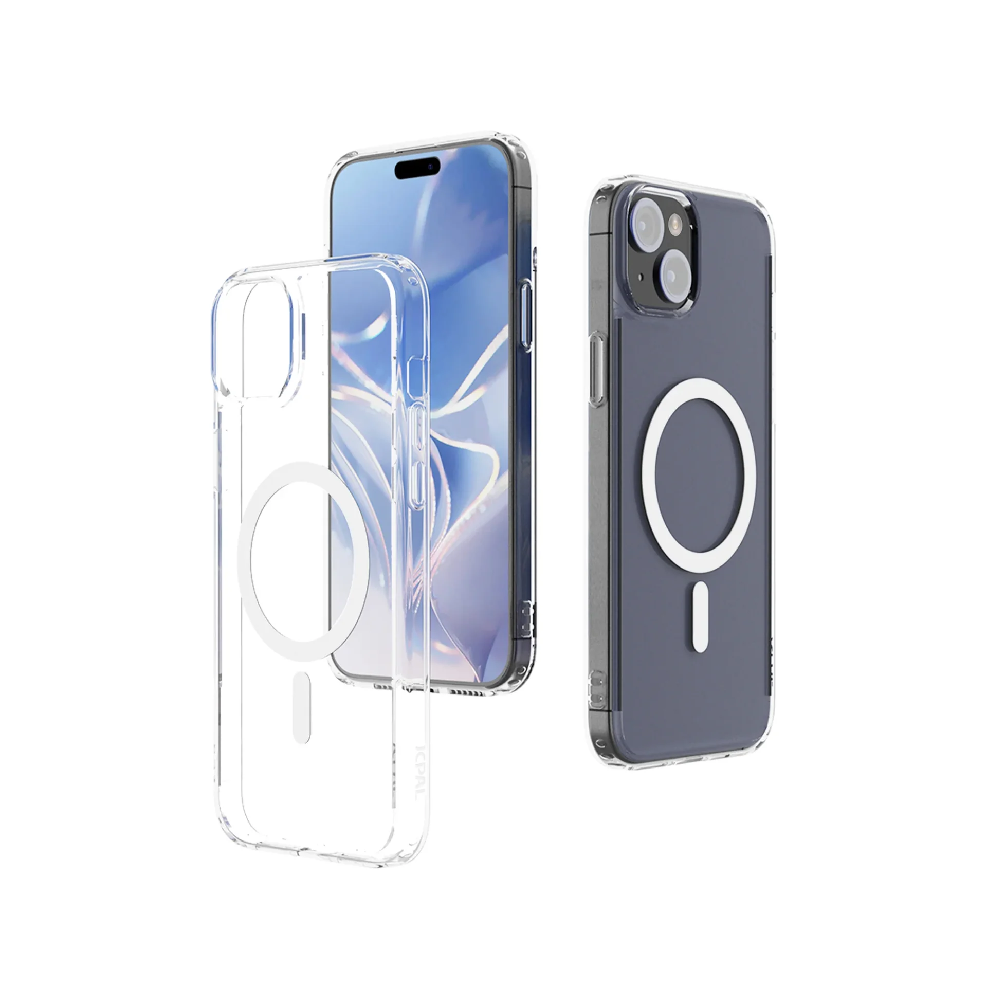 JCPal DualPro MagSafe Compatible Cover for iPhone 15 Pro Clear