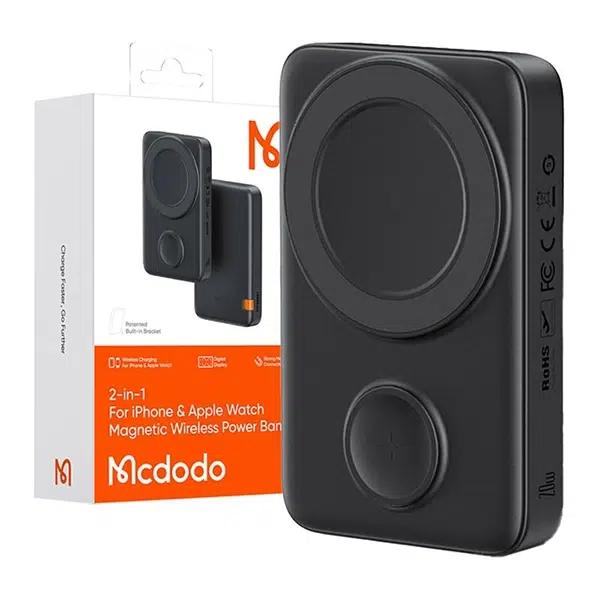 Mcdodo 2 in 1 Magnetic Wireless Power Bank 10000mAh