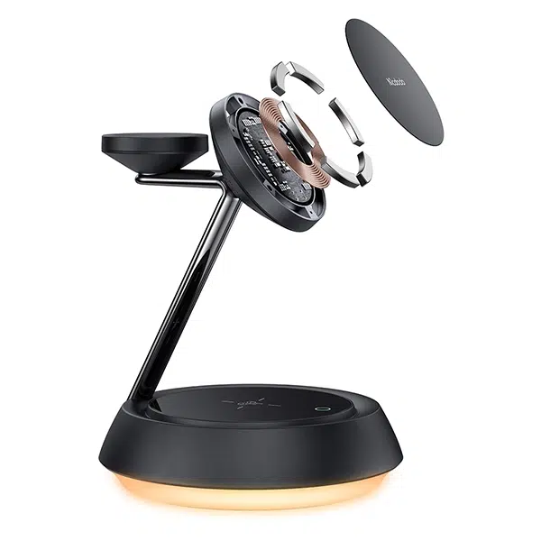 Alternative view of Mcdodo 3 in 1 Magnetic Wireless Charging Stand with Night Light
