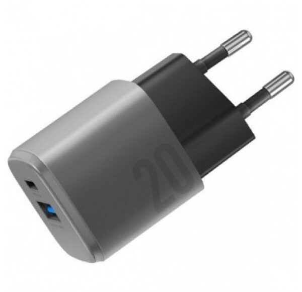 Alternative view of ENERGEA AMPCHARGE GAN20 - 1C1A PD/QC3.0 WALL CHARGER - 20W (EU)