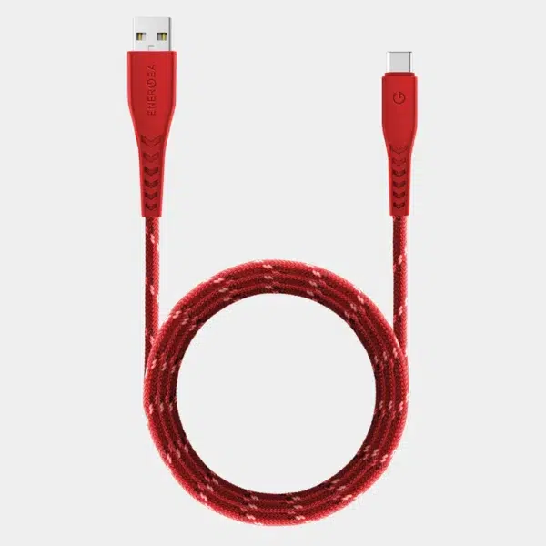 Alternative view of ENERGEA NYLOFLEX USB2.0 USB-A TO USB-C 5A UNIVERSAL CABLE 1.5M